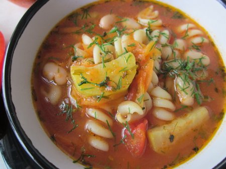 Итальянская кухня: суп минестроне